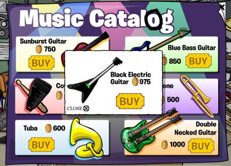00 music catalog cheats black guitar